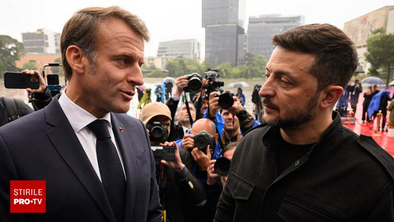 Macron ii garanteaza lui Zelenski Europenii sunt pregatiti sa asigure securitatea Ucrainei