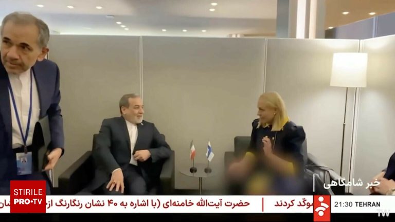 VIDEO Televiziunea de stat a Iranului a cenzurat genunchii ministrelor din Finlanda si Suedia