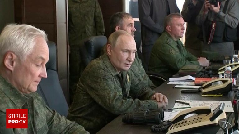 Vladimir Putin a fost prezent la exercitiile Zapad in Belarus