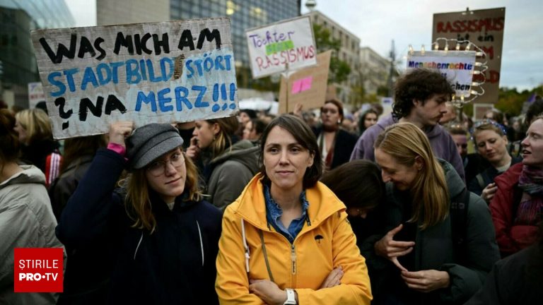 Proteste in Germania dupa declaratiile lui Friedrich Merz