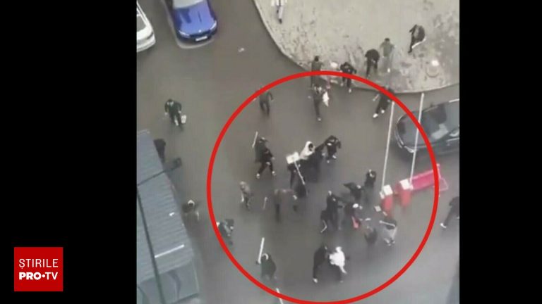 VIDEO Lupte de strada in Moscova zeci retinuti