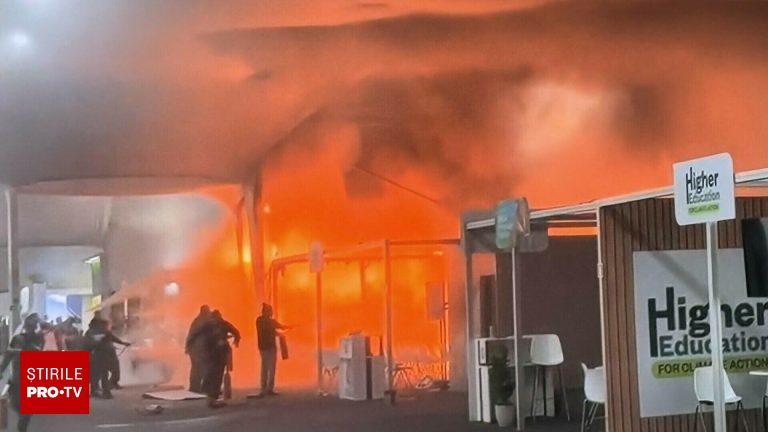 Incendiu puternic la conferinta COP30 din Brazilia