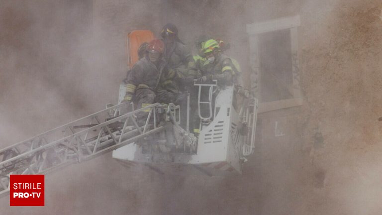 Salvarea românului sub dărâmături la Roma, complicată. Salvarea romanului sub daramaturi la Roma complicata