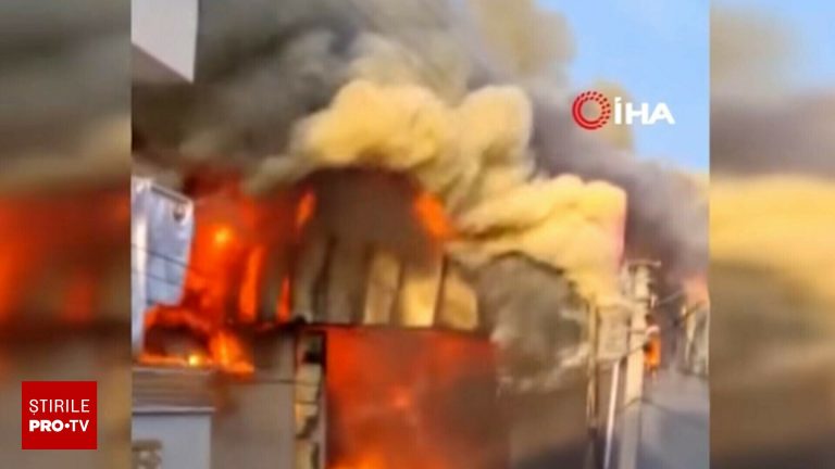 Sase morti si sapte raniti grav intr un incendiu in Turcia