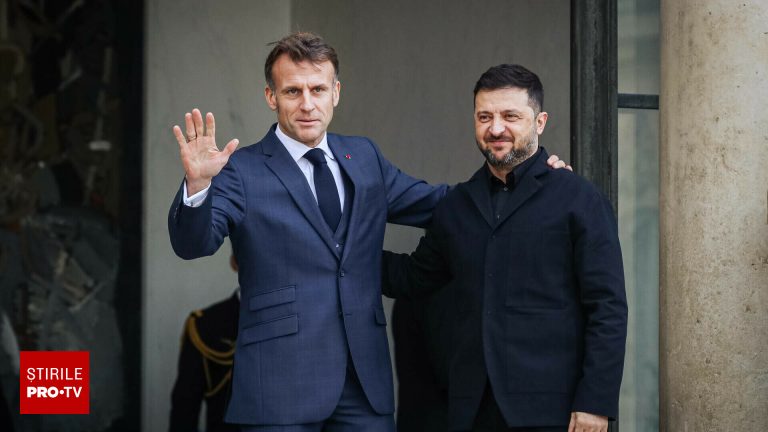 Zelenski se întâlnește cu Macron la Paris luni Zelenski se intalneste cu Macron la Paris luni