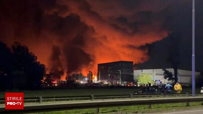Explozie puternică în zonă industrială, 22 răniți explozie puternica in zona industriala 22 raniti