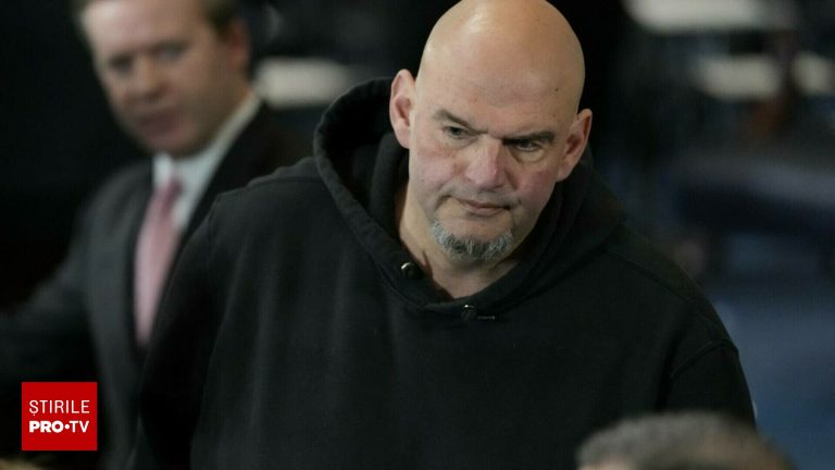 senatorul american john fetterman internat dupa o cazatura