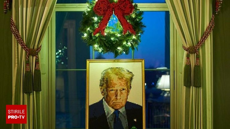 Melania Trump a aratat decoratiunile de Craciun de la Casa Alba