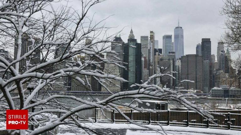 New York si New Jersey in stare de urgenta din cauza furtunii de zapada
