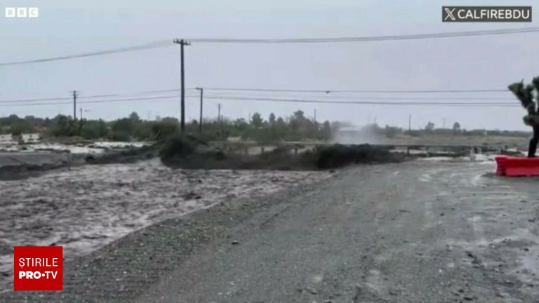 Ru atmosferic devastator in California ploi extreme si pene de curent