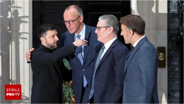 Starmer Zelenski Merz si Macron s au intalnit la Londra