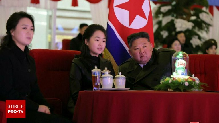 Kim Jong Un si a prezentat fiica in public