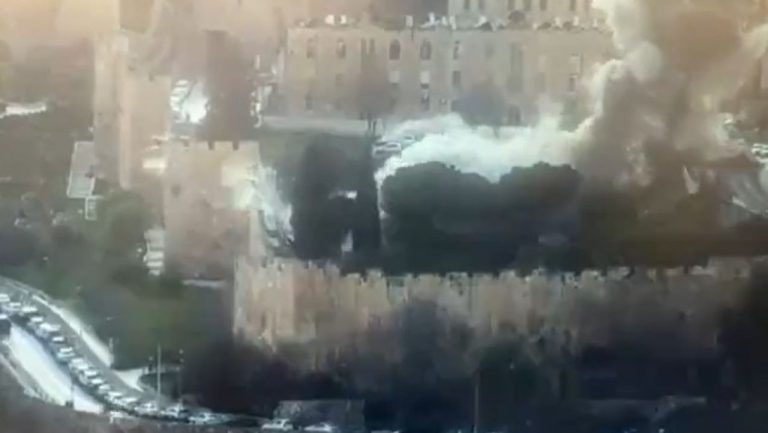 Alertă la Ierusalim. Un proiectil a căzut lângă locurile sfinte: „Regimul iranian trage fără discriminare”. VIDEO Alerta la Ierusalim Un proiectil a cazut langa locurile sfinte Regimul iranian trage fara discriminare VIDEO