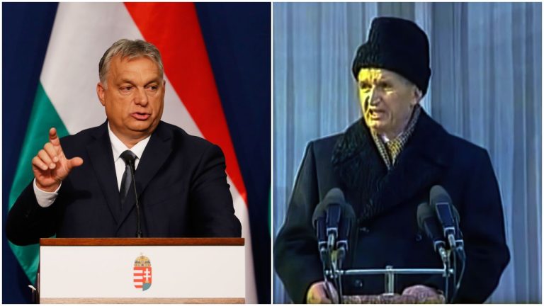 Viktor Orban se compară cu Nicolae Ceaușescu în ultimele zile de campanie: Nu sunt Geniul Carpaților. Viktor Orban se compara cu Nicolae Ceausescu in ultimele zile de campanie Nu sunt Geniul Carpatilor