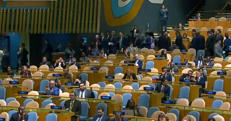 Netanyahu, la ONU: Lășii morali sunt rugați să plece acum