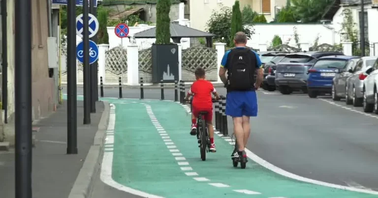 Piste de biciclete riscante în Baia Mare, făcute cu fonduri UE Piste de biciclete riscante în Baia Mare, făcute cu fonduri UE