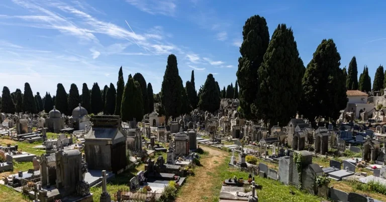 Bărbat mort la înmormântarea unui prieten, după ce o placă de mormânt s-a prăbușit