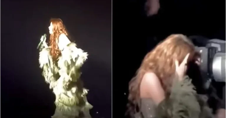 Clipe de panică la un concert: o celebră artistă a căzut de la doi metri înălțime Clipe de panică la un concert: o celebră artistă a căzut de la doi metri înălțime