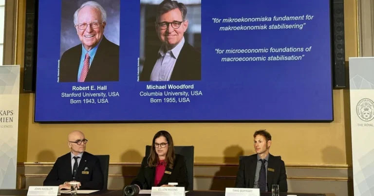 Premiul Nobel pentru Economie, acordat americanilor Hall și Woodford