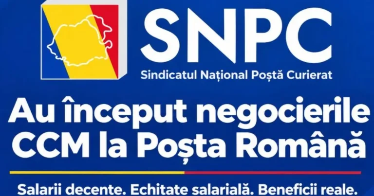 SNPC cere la Poșta Română salarii peste minim și fără inechități